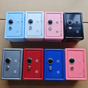 <b>Key</b> <b>Lock</b> Mini Locker <b>Safe</b> Metal Coin Bank with Combination for Boys and Girls Piggy Bank for Hotel Use - Product Image 5