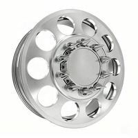 Jantes arrière doubles robustes forgées pour camions plats de transport de camping-cars surélevés, vente en gros, personnalisées, OEM