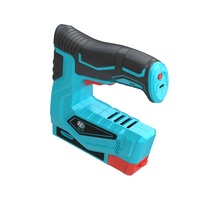 HY214 Agrafeuse électrique 8-en-1 DC 3.7V, pistolet à clous sans fil alimenté par batterie