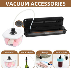 Modos molhados secos do selo do aferidor do alimento do vácuo 30cm compacto 3mm barra do cortador incorporado proteção térmica do fusível 10000 testes - Product Image 5