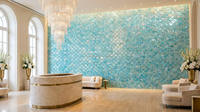 Vente en gros de mosaïques de coquillages écologiques et naturelles, carreaux de nacre carrés pour la décoration des murs de la cuisine, du balcon, de la salle de bain, de la piscine