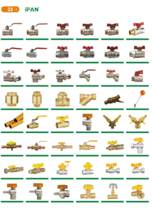 IFAN katup bola kuningan tempa Harga Murah semua ukuran air atau sistem Gas bola katup ulir pabrikan Wanita Pria - Product Image 5