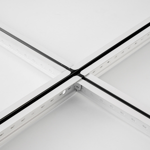 Plafonds en acier galvanisé décoratifs de haute précision et de haute qualité, modernes, à grille plate en T - Product Image 5