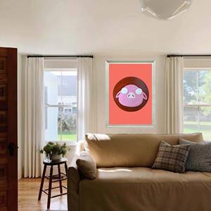 Peintures acryliques sur toile <span class=keywords><strong>de</strong></span> la série du zodiaque chinois <span class=keywords><strong>de</strong></span> <span class=keywords><strong>Maître</strong></span> Zhang Hong, <span class=keywords><strong>reproduction</strong></span> numérique, écologiques, durables pour la décoration intérieure - Product Image 4