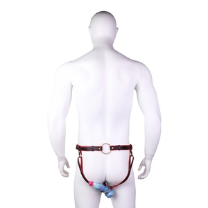 Penis Lock Oath Bearer Pants Male Chastity BDSM <b>Leather</b> Belt Strap Pants Body <b>Harness</b> Device Bondage Accessories Sex Toy for Man - Product Image 5