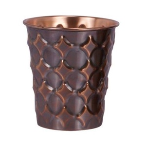 Verre en cuivre élégant avec couleur mate pour la conception d'ustensiles de cuisine avec verre en métal de finition brillant pour ustensiles de cuisine - Product Image 1