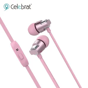 Auriculares con cable C8 y micrófono para niñas, manos libres, flexibles, buenos graves, muestra gratis