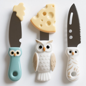 Par <span class=keywords><strong>de</strong></span> sujetalibros <span class=keywords><strong>de</strong></span> cerámica con forma <span class=keywords><strong>de</strong></span> búho. Diseño Personalizado Pintado a Mano en 3D, Resistente y Decorativo para Estanterías, Oficinas y <span class=keywords><strong>Bibliotecas</strong></span>. - Product Image 2