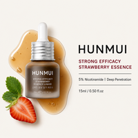 Sérum Visage Anti-Acné à 5% de Niacinamide Marque Blanche – Essence Liquide Éclaircissante Anti-Taches Brunes – Sérum Soin Fraise