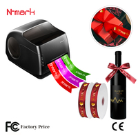 Machine d'impression numérique à ruban satiné et taffetas N-mark Chine 2025 pour les commerces de funérailles et les boutiques de cadeaux, avec fonction de marquage à chaud