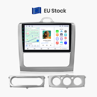 Junsun - Sistema de Navegación Android Auto Inalámbrico CarPlay de 9 Pulgadas para Ford Focus 2 Mk2 2004-2011, Autoradio para Automóvil, Multimedia, Video