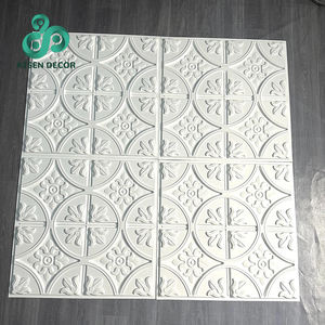Panel de Pared 3D de PVC para Decoración de Interiores, Estilo Nuevo, Buen Servicio, Precio Económico, 500*500*1mm, Impermeable, Muestra Gratis - Product Image 2