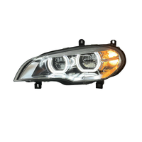Pour X5 2007-2013 Ensemble de phares - Modèle E70 Rétrofit en xénon laser LED avec feux de jour 12V 6000K
