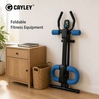 Appareil d'entraînement abdominal pliable, machine de fitness pour le gainage, équipement de gym à domicile, entraîneur d'exercices pour la taille et l'abdomen pour le remodelage corporel