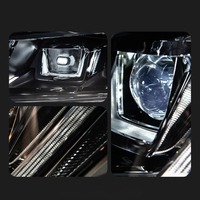 Phares LED HETOP pour Caddy 2015-2020, lentilles de phares de voiture, amélioration des phares avant, couleur unique, accessoires Plug and Play, DRL pour VW