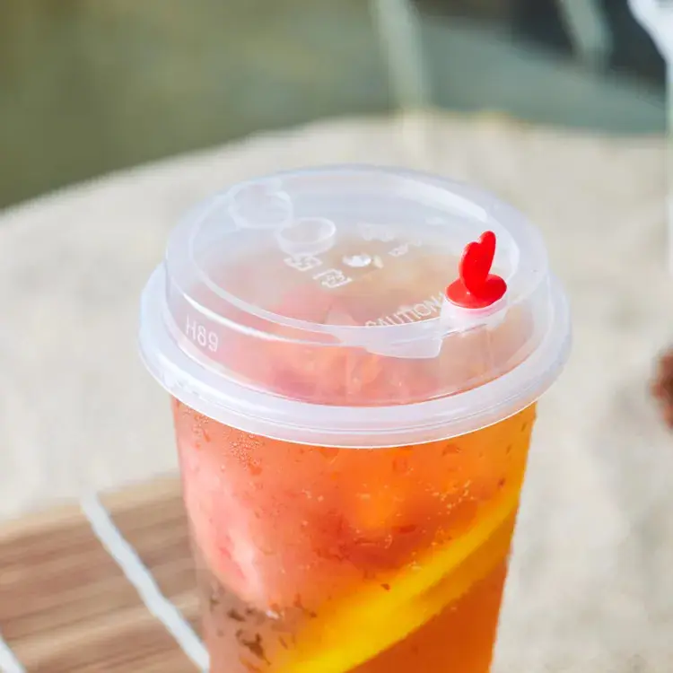 פוקאנג מותאם אישית 32 אונקיות כוסות פלסטיק PET שקופות כוס משקאות קרים חד פעמיים