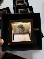 Фотобокс для воспоминаний 10x10x10 см, большой размер, с механизмом вращения, на 8 или 16 фотографий, для Etsy, eBay, Shopify, дропшиппинга, оптом для пар