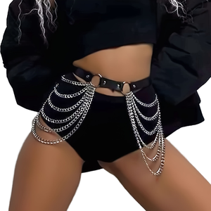 Silver Garter Belt