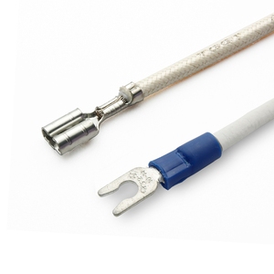 Harnes kawat kustom 6.35mm Terminal Faston atau Terminal cincin atau Terminal Cincin atau rakitan Harness kawat konektor Spade garpu - Product Image 3