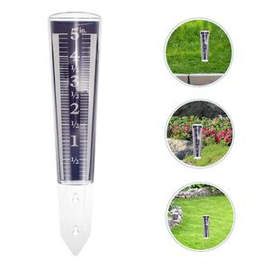 Pluviomètre extérieur 5 pouces facile à lire, impression sérigraphique, en ABS, outil de mesure précise de la pluie pour jardin, idéal pour la promotion - Product Image 3
