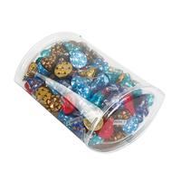 Tube d'emballage pour pâtisserie, biscuits, gâteaux, cylindre en plastique, emballage pour biscuits, boîte ronde pour biscuits
