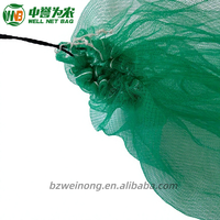 WEINONG UV-gestabiliseerde HDPE ronde draad dadelzak 70*90cm 40g per stuk trekkoord ademend anti-insect dadelvruchten bescherming