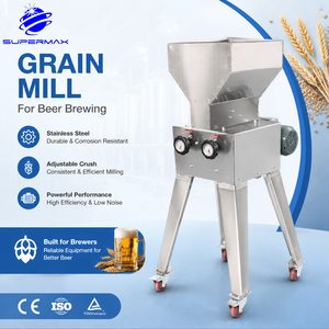 Moulin à <span class=keywords><strong>malt</strong></span> de haute qualité, capacité de 100L à 500L, avec composants de moteur essentiels, équipement de brassage adapté pour brasserie - Product Image 1