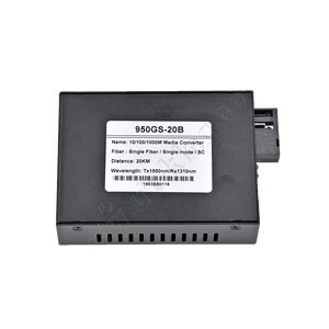 FTTH Chất lượng cao 10/100/1000M SC <span class=keywords><strong>SM</strong></span> Port 20km Gigabit <span class=keywords><strong>Ethernet</strong></span> đơn sợi Quang Phương tiện truyền thông chuyển đổi - Product Image 1