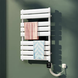 Porte-serviettes électrique enduit de poudre de radiateur de <span class=keywords><strong>serviette</strong></span> plate de haute qualité pour la salle de bain - Product Image 1