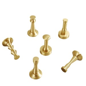 Single Entrance Brass Coat <strong>Hook</strong> for Bathroom Rear Copper Genuine Metal Bright <strong>Chrome</strong> Finish Single Toilet <strong>Door</strong> <strong>Hook</strong> - Product Image 5