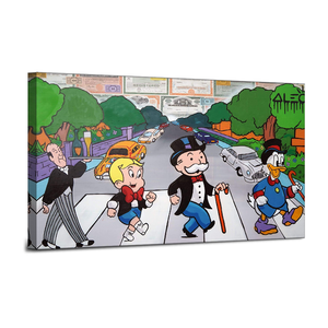 ALEC <span class=keywords><strong>Monopoly</strong></span> - Abbey Road Wall Art Home Décorations murales pour chambre à coucher salon peintures impressions sur toile - Product Image 1