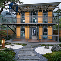 Villa préfabriquée extensible RELYANCE, maison de luxe en conteneur, design personnalisable, économie d'énergie pour villa familiale et hébergement de glamping