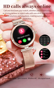 Montre connectée pour femmes avec écran TFT, boîtier en alliage, surveillance de la santé, rappel d'appels et de messages, suivi de la fréquence cardiaque, du sommeil et de la forme physique - Product Image 2