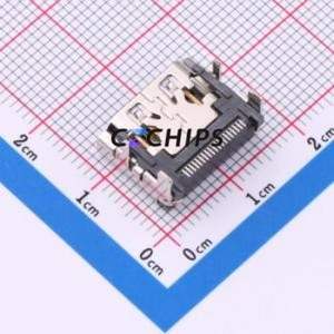 HDMI-005-ARSW-L116 HDMI Connector SMD Connector ( Connector Type: HDMI-A )( Gender: Female )( Total Number of PINs: 19P ) - Product Image 2