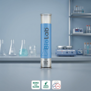 Tubo de Ensayo de Vidrio Borosilicato 3.3, Tubo de Laboratorio Químico, Recipiente para Muestras de Vidrio Borosilicato - Product Image 3