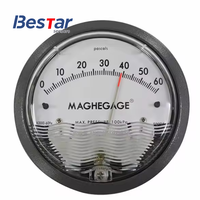 Pressure Gauge Differential air Pressure Gauge -500-500Pa Micro-differential Pressure Gauge for Fire Protection Pipeline