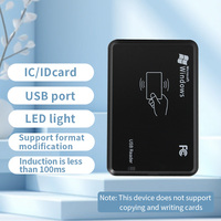 Venta directa de fábrica Smart NFC USB ID Card Reader RFID Desktop 125Khz Lector de tarjetas Skimmer sin contacto