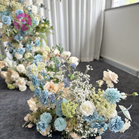 Faux fleurs pièces centrales décoration de mariage fleurs boule décor de table fleurs centres de table pour table de mariage