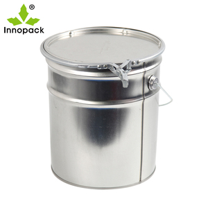 Reciclable 20L acero vacío metal grasa cubo barril <span class=keywords><strong>TAMBOR</strong></span> 5 galones cubo con tapa con cerradura - Product Image 1