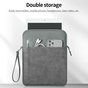 Logo personnalisé 360 protection <span class=keywords><strong>9</strong></span>-11 <span class=keywords><strong>pouces</strong></span> étui de transport pour <span class=keywords><strong>iPad</strong></span> portefeuille étui étanche mignon voyage tablette manchon sac - Product Image 2