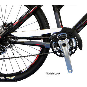 SUNNYWHEEL CX-111A Universal Aluminum & PC <b>Bicycle</b> Frame <b>Chain</b> Guard - Product Image 3