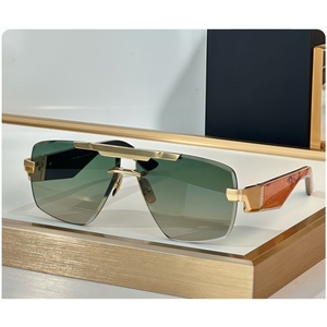 Óculos de Sol de Alta Qualidade MAY THE PRESIDENT II 62-11-145 para Mulheres, Óculos de Designer Clássicos Punk Luxuosos em Acetato UV400 - Product Image 4