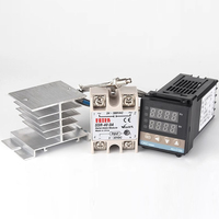 Régulateur de température numérique intelligent industriel 220V E K J S PT100 pid de haute qualité