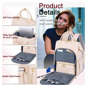 Customized Colors 15.6 Inch Laptop Backpack Food Insulation Cooler <strong>Bag</strong> with <strong>Lunch</strong> Storage Compartment <strong>for</strong> Women <strong>Working</strong> Outdoor - Product Image 6