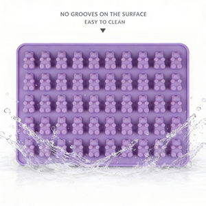 Molde de Silicona Flexible de Grado Alimenticio, Libre de BPA, con Forma de Corazón y Hueso, para Hacer Dulces <span class=keywords><strong>QQ</strong></span> y Caramelos Caseros - Product Image 6