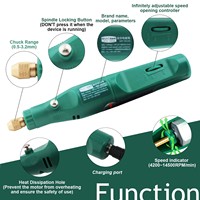Mini-outil rotatif multifonction : Ponceuse portative pour manucure, ponçage, polissage, perçage, gravure, outils et équipement de bijouterie