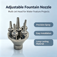 Boquilla de Chorro de Agua de Acero Inoxidable para Fuentes de Jardín