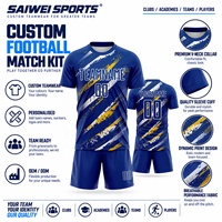 Ensemble de maillots de football personnalisés pour adolescents, sublimation, pour jeunes joueurs, camps d'entraînement, évacuation de l'humidité