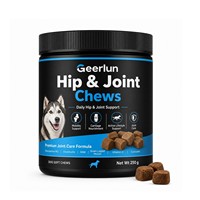 Complément alimentaire OEM en gros pour la mobilité et la flexibilité des animaux de compagnie, à base de glucosamine, chondroïtine et curcumine, pour les articulations des chiens, sous forme de friandises à mâcher souples
