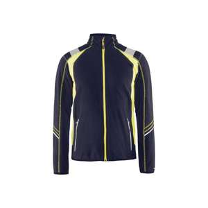 BLAKLADER - 4993101089334XL Veste micropolaire Bleu marine/Jaune haute visibilité-EAN 7330509593691 HI-VIS WORKWEAR - Product Image 1